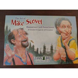 The Art of Mike Scovel Funny Card Humorous Assortment, 19 Greeting Cards